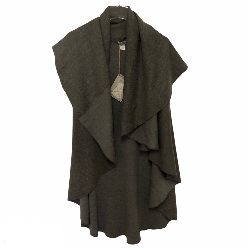 World Market Cardigan Solene Vest Gray Knit New OS